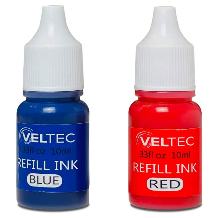 Premium Stamp Ink |Roll-on Stamp Ink Refill Great for Ink Refill. Apply to Ink for Stamps with Roller Ball 2 oz. Red Ink
