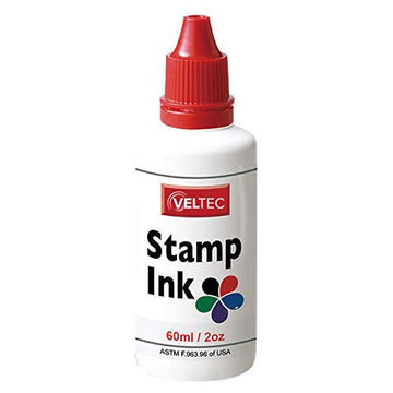 Veltec S-81 Premium Stamp Refill Ink for Self-Inking and Rubber Stamp Pads – 2 oz