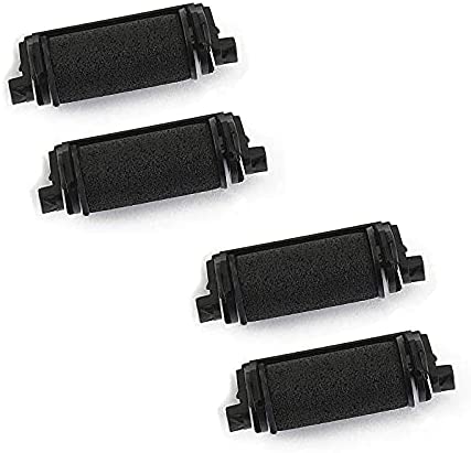 Veltec Ink Rollers for Garvey G-Series Price Labelers 18-6, 22-6, 22-7, 22-8, 22-66, 22-77, 25-5, 25-8 Pricing Gun and Contact Pricemarkers, Black (4 Pack)