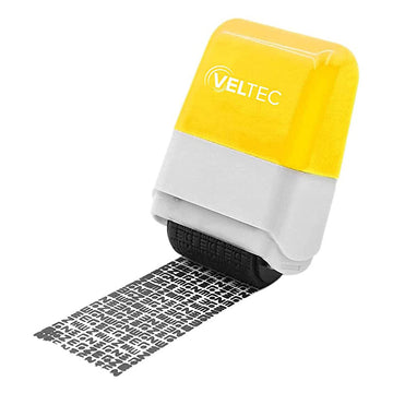 Veltec Identity Theft Prevention Security Protection Roller Stamp