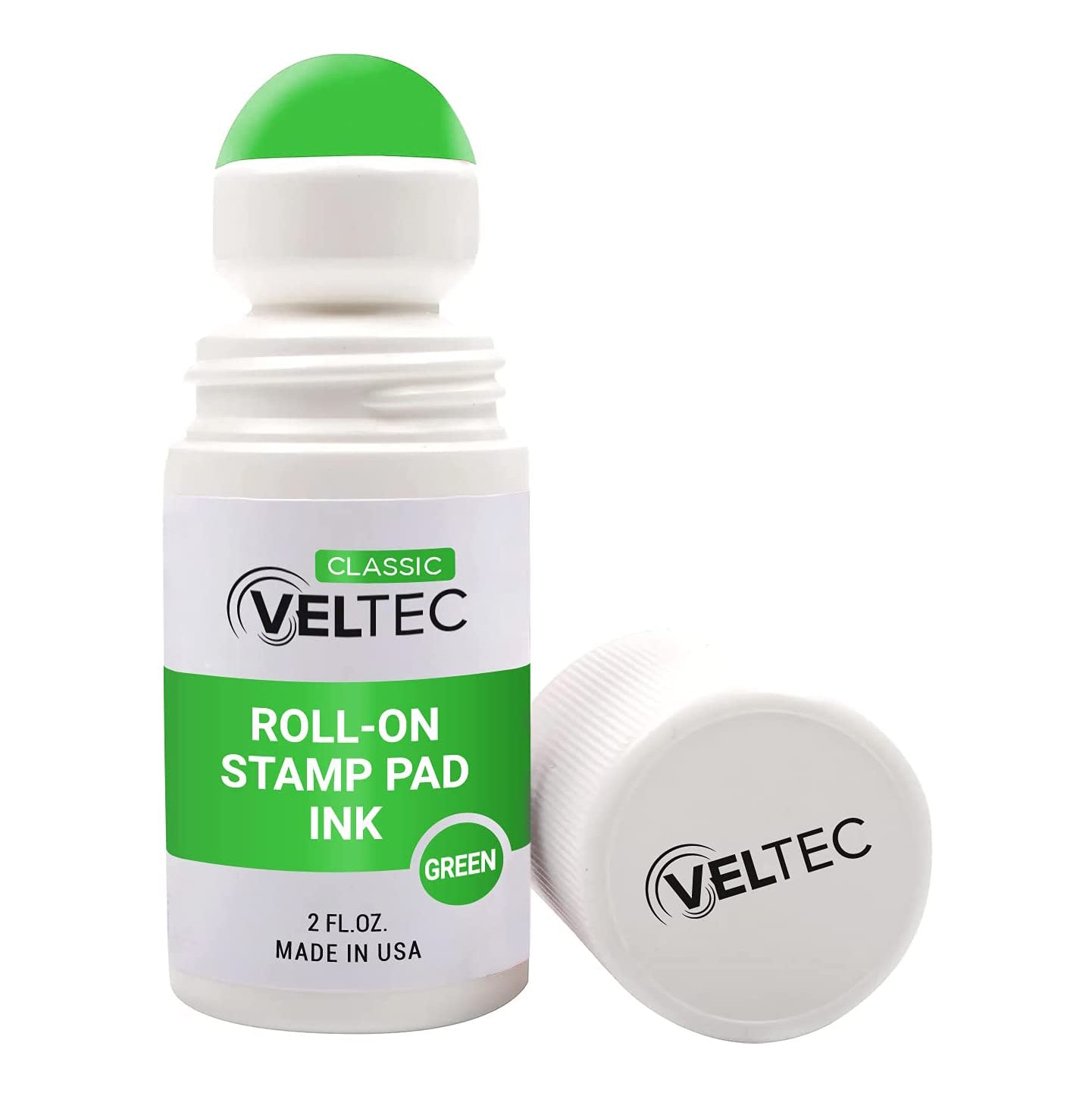 Veltec Premium Refill Ink for use with Self Inking Stamps, Daters