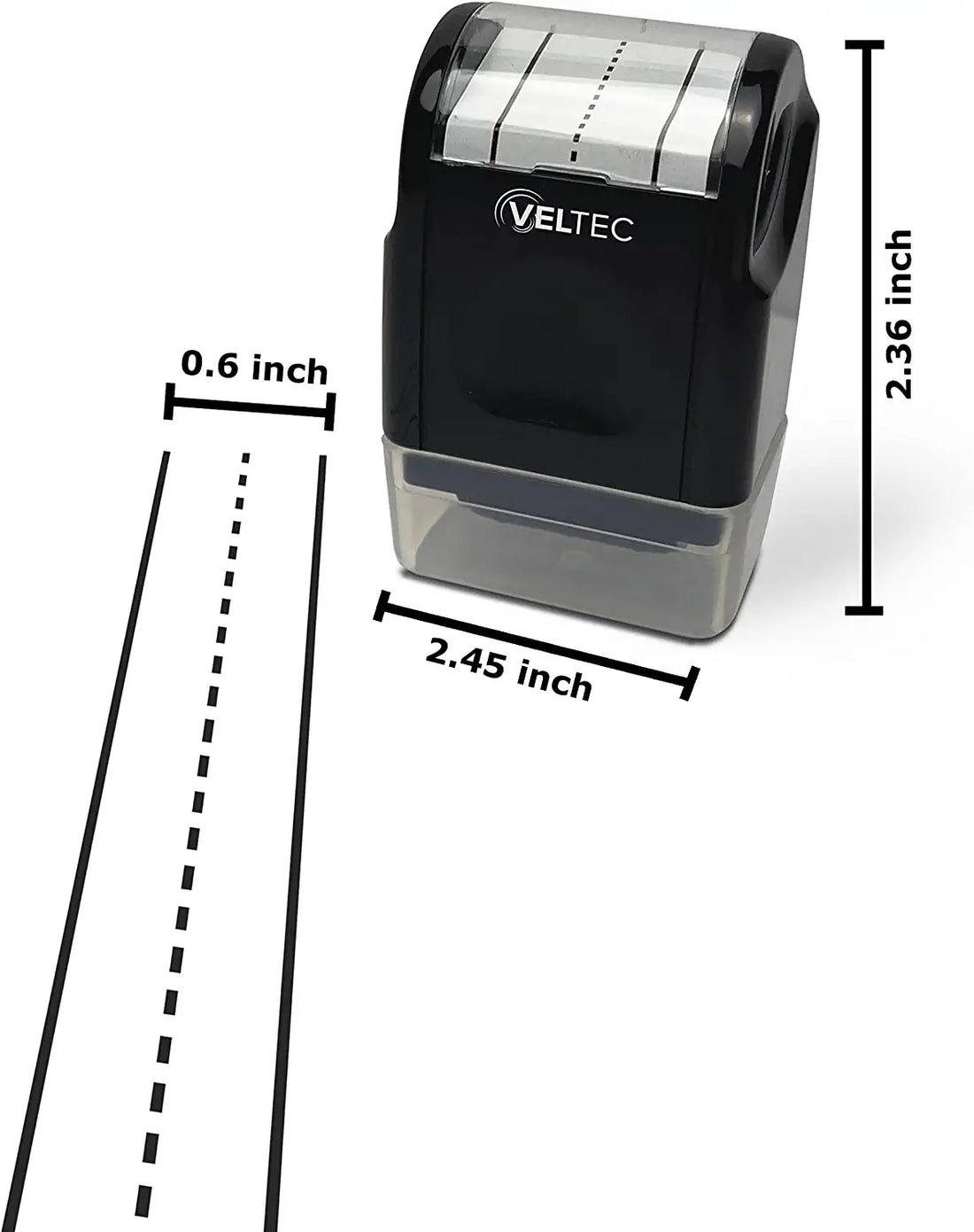 Veltec Dashed Handwriting Lines Practice Roller Stamp for Kids, Parents and Teachers