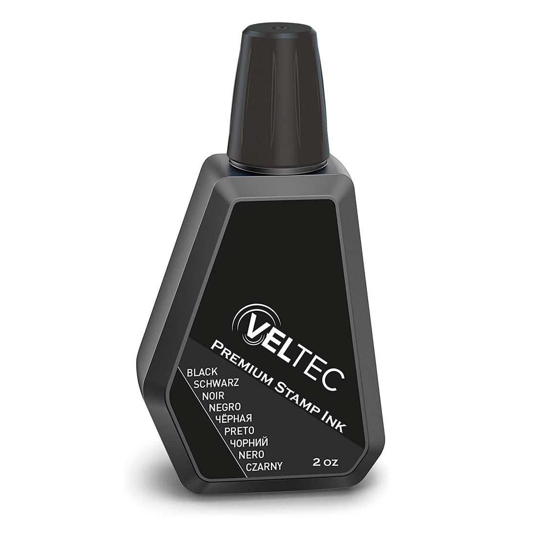 Veltec Premium Refill Ink for use with Self Inking Stamps, Daters and Rubber Stamp Pads, 2 oz