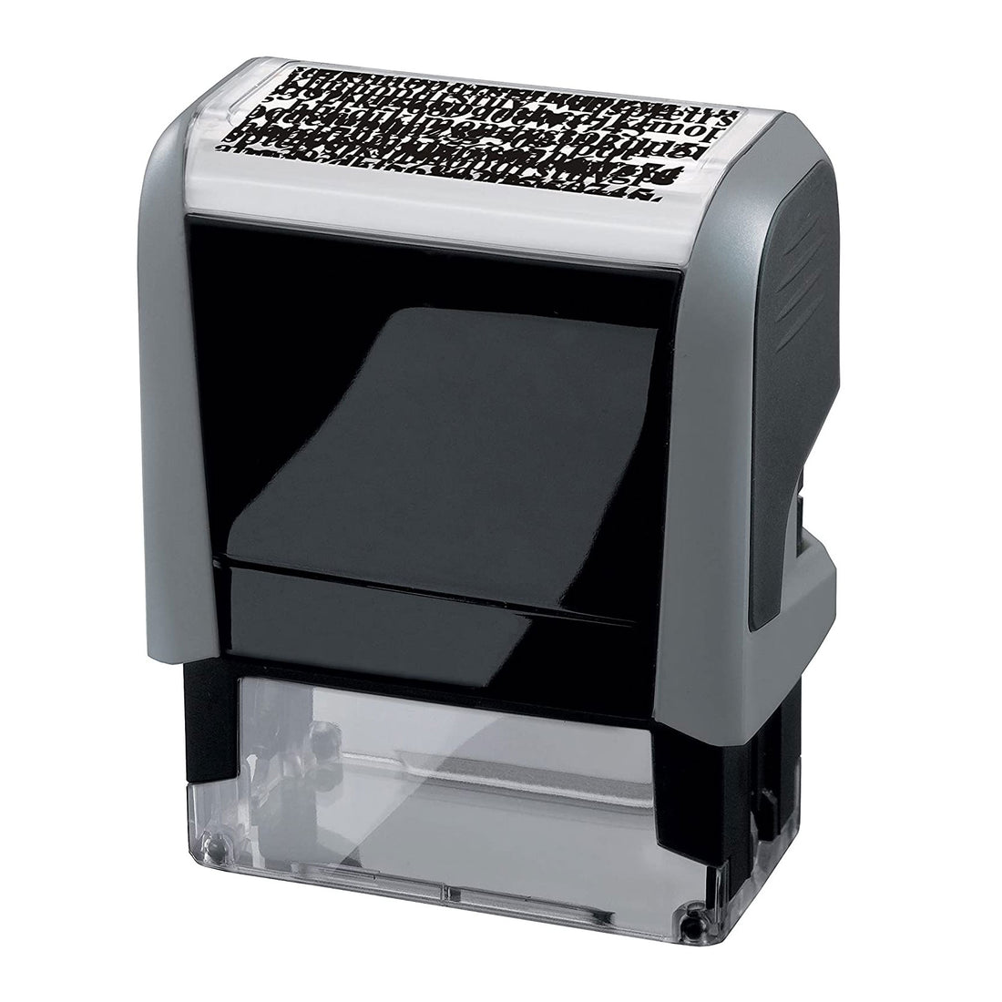 Veltec 4912 Self-Inking Theft Protection Security Stamp Black